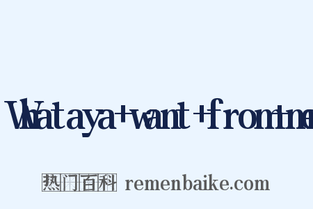 Whataya+want+from+me是什么意思的图片